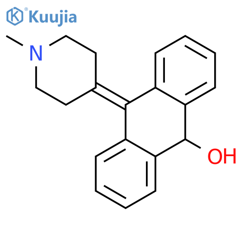9-Anthracenol,9,10-dihydro-10-(1-methyl-4-piperidinylidene)- structure