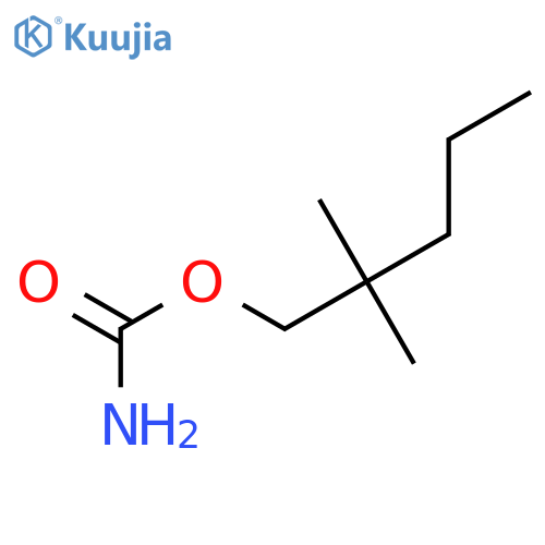 1-Pentanol,2,2-dimethyl-, 1-carbamate structure