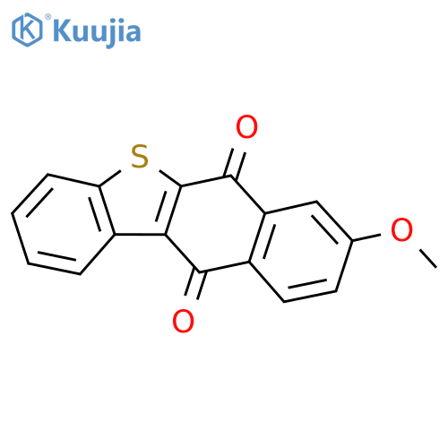 Benzo[b]naphtho[2,3-d]thiophene-6,11-dione, 8-methoxy- structure