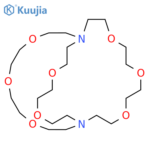 4,7,10,16,19,22,27,30-Octaoxa-1,13-diazabicyclo[11.11.8]dotriacontane structure