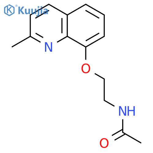 N-{2-(2-Methylquinolin-8-yl)oxyethyl}acetamide structure