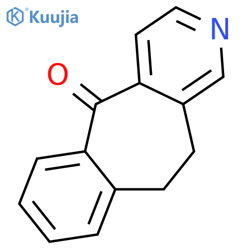 5H-Benzo[4,5]cyclohepta[1,2-c]pyridin-5-one, 10,11-dihydro- structure