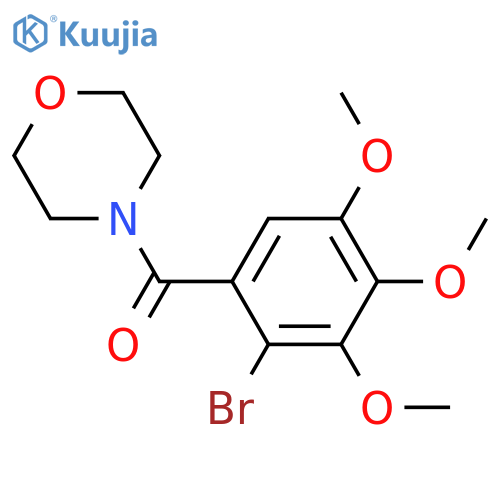 4-(2-Bromo-3,4,5-trimethoxybenzoyl)morpholine structure