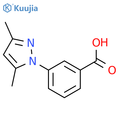 3-(3,5-Dimethyl-1H-pyrazol-1-yl)benzoic acid structure