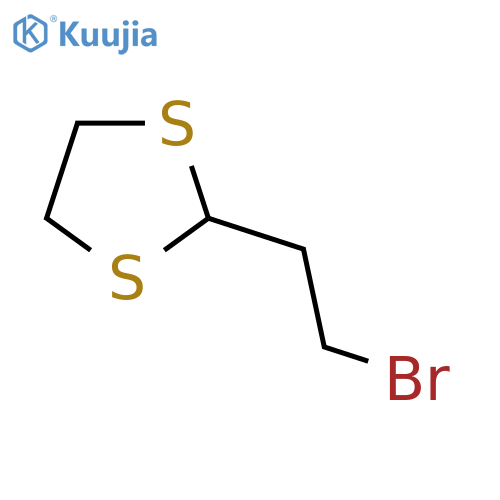 2-(2-Bromoethyl)-1,3-dithiolane structure