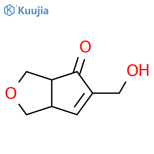 4H-Cyclopenta[c]furan-4-one,1,3,3a,6a-tetrahydro-5-(hydroxymethyl)- structure