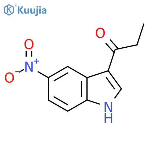 1-(5-nitro-1H-indol-3-yl)propan-1-one structure