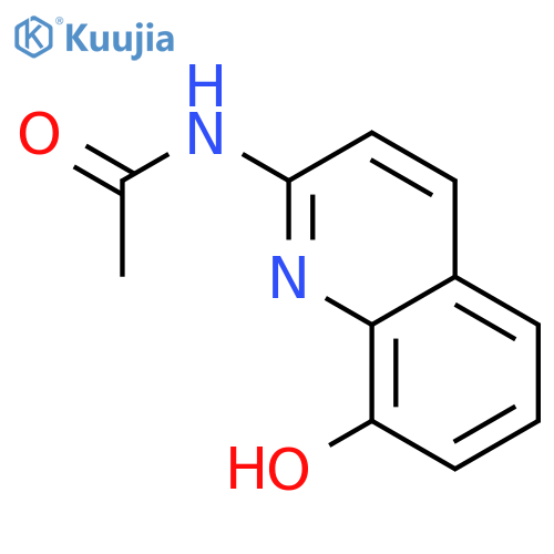 N-(8-hydroxyquinolin-2-yl)acetamide structure