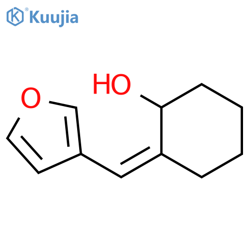 Cyclohexanol, 2-(3-furanylmethylene)-, (1R,2E)- structure