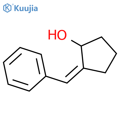 Cyclopentanol, 2-(phenylmethylene)-, (1R,2E)- structure