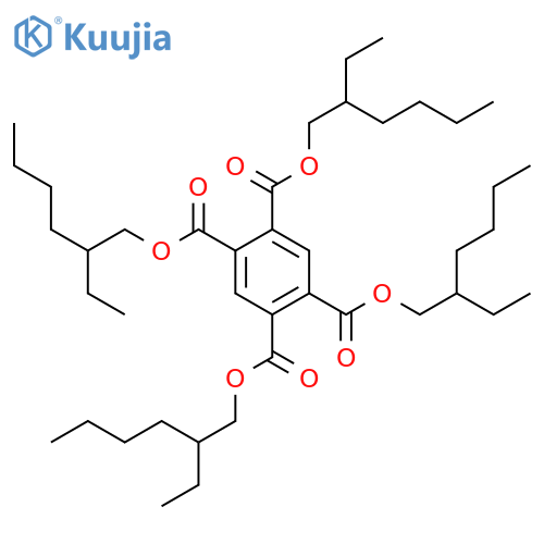 1,2,4,5-Benzenetetracarboxylicacid, 1,2,4,5-tetrakis(2-ethylhexyl) ester structure