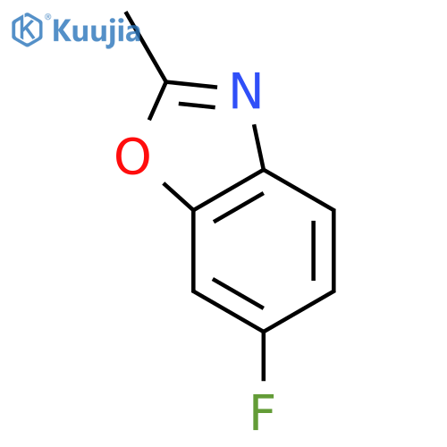 Benzoxazole,6-fluoro-2-methyl- structure