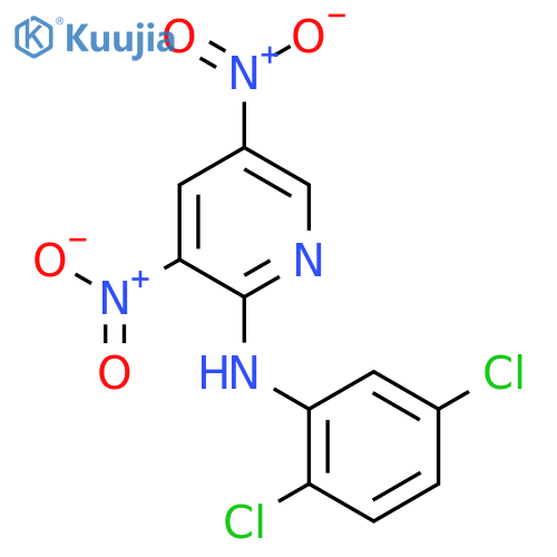 N-(2,5-dichlorophenyl)-3,5-dinitropyridin-2-amine structure