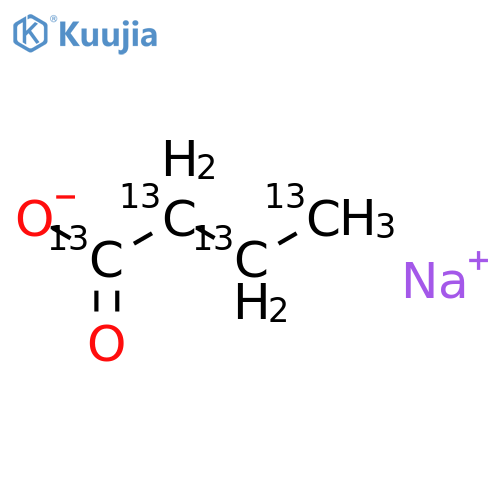 Sodium Butyrate-13C4 structure