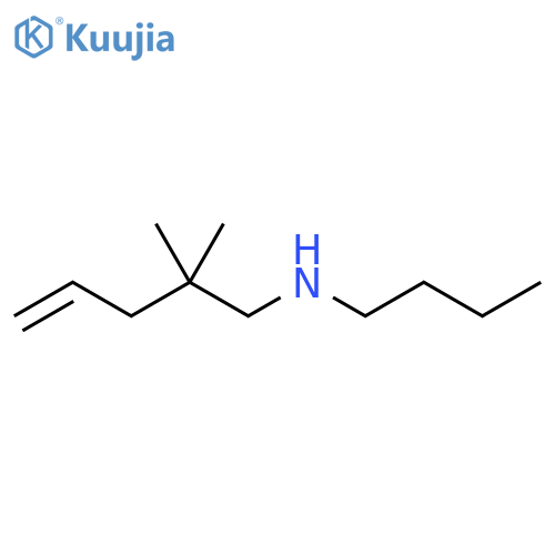 4-Penten-1-amine, N-butyl-2,2-dimethyl- structure