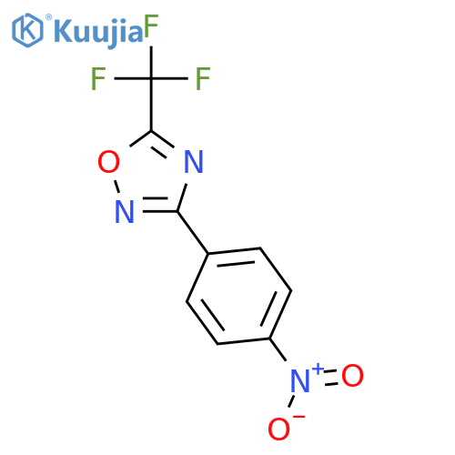 1,2,4-Oxadiazole, 3-(4-nitrophenyl)-5-(trifluoromethyl)- structure