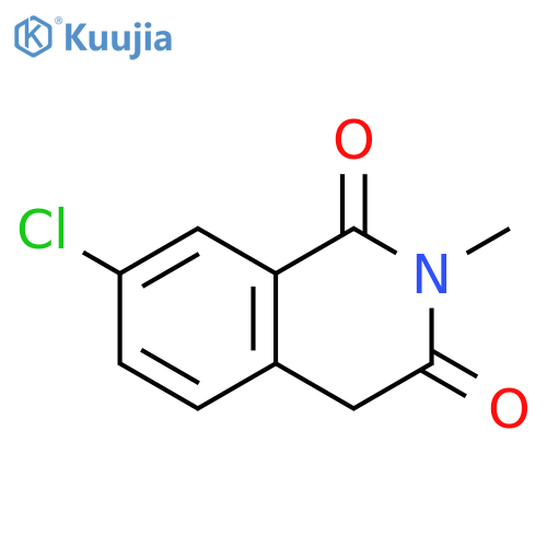 7-chloro-2-methyl-1,2,3,4-tetrahydroisoquinoline-1,3-dione structure