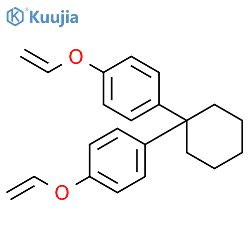 Benzene, 1,1'-cyclohexylidenebis[4-(ethenyloxy)- structure
