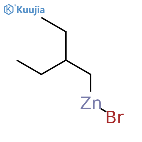 Zinc,bromo(2-ethylbutyl)- structure