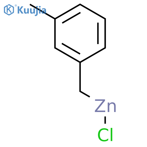 Zinc,chloro[(3-methylphenyl)methyl]- structure