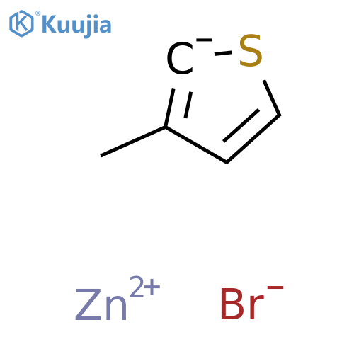 Zinc,bromo(3-methyl-2-thienyl)- (9CI) structure