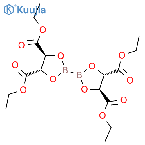 Bis(diethyl-D-tartrate glycolato)diboron structure