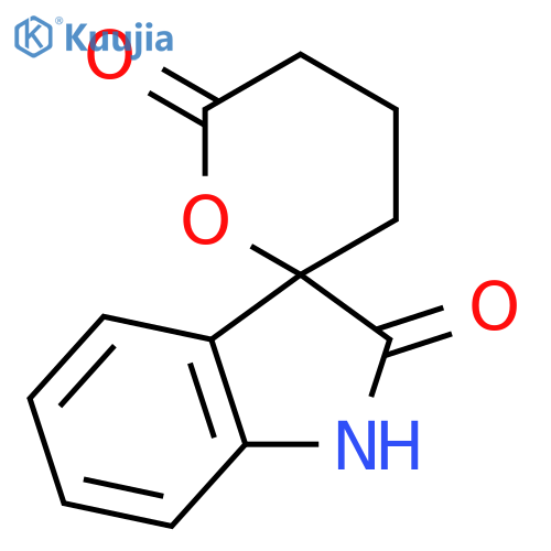 Spiro[3H-indole-3,2'-[2H]pyran]-2,6'(1H,3'H)-dione, 4',5'-dihydro- structure