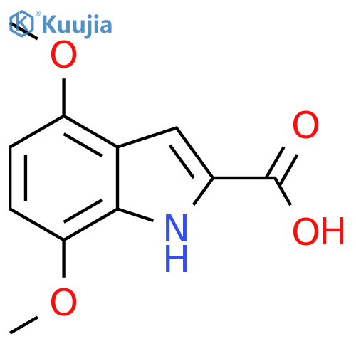 4,7-Dimethoxy-1H-indole-2-carboxylic acid structure