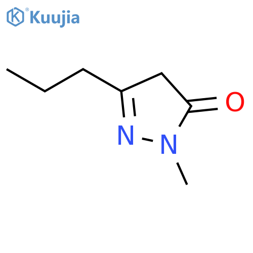 1-Methyl-3-n-propyl-2-pyrazolin-5-one structure