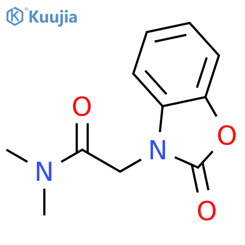 3(2H)-Benzoxazoleacetamide, N,N-dimethyl-2-oxo- structure