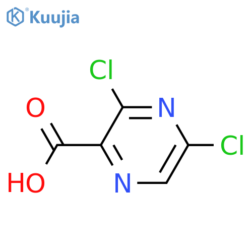 3,5-Dichloropyrazine-2-carboxylic acid structure