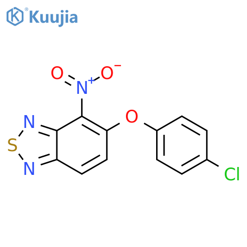 5-(4-chlorophenoxy)-4-nitro-2,1,3-benzothiadiazole structure