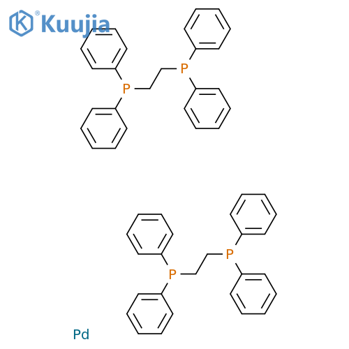 Bis[1,2-bis(diphenylphosphino)ethane]palladium(0) structure