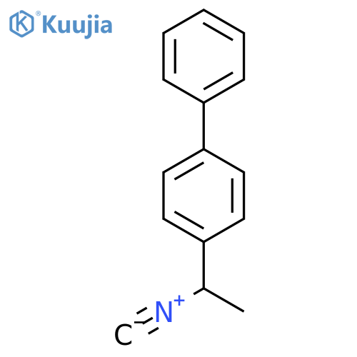 1-(1-Isocyanoethyl)-4-phenylbenzene structure
