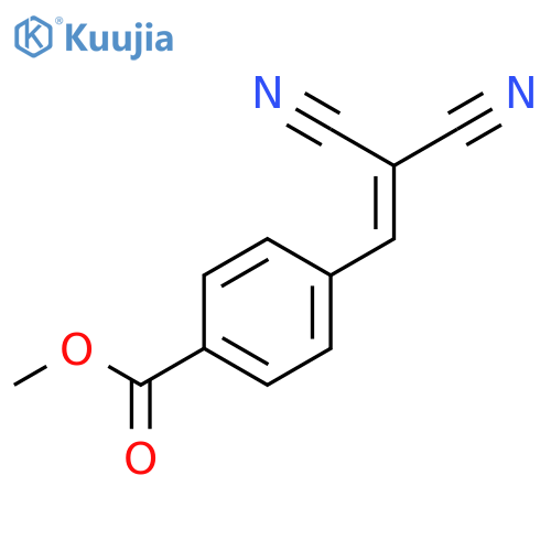 methyl 4-(2,2-dicyanoeth-1-en-1-yl)benzoate structure