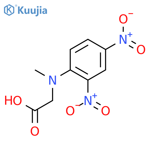 Glycine,N-(2,4-dinitrophenyl)-N-methyl- structure