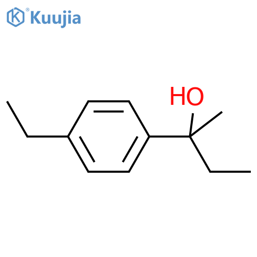 2-(4-ethylphenyl)butan-2-ol structure