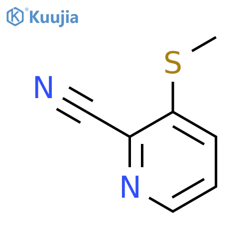 3-(methylsulfanyl)pyridine-2-carbonitrile structure