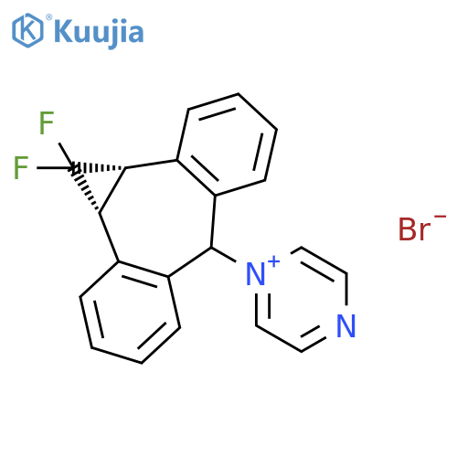 1,1-Difluorocyclopropane-1-dibenzosuberyl Pyrazinium Bromide structure