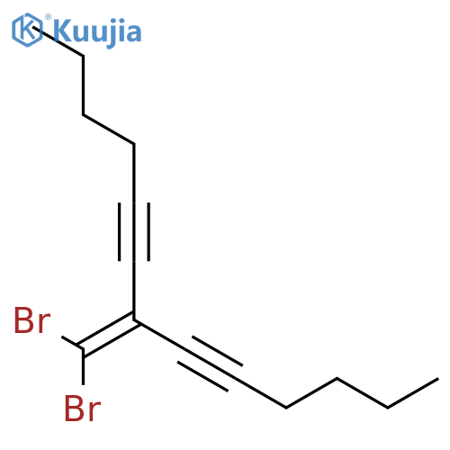 5,8-Tridecadiyne, 7-(dibromomethylene)- structure
