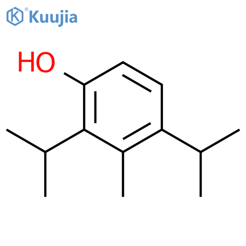 Phenol,3-methylbis(1-methylethyl)- structure
