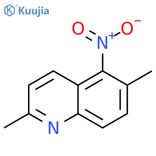 2,6-dimethyl-5-nitroquinoline structure