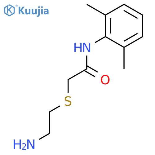 2-(2-Aminoethyl)thio-N-(2,6-dimethylphenyl)-acetamide hydrochloride structure