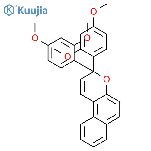 3H-Naphtho[2,1-b]pyran, 3,3-bis(2,4-dimethoxyphenyl)- structure