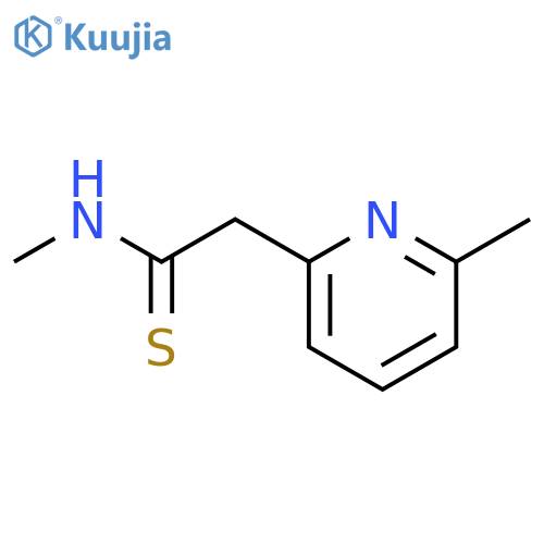 2-Pyridineethanethioamide,N,6-dimethyl- structure
