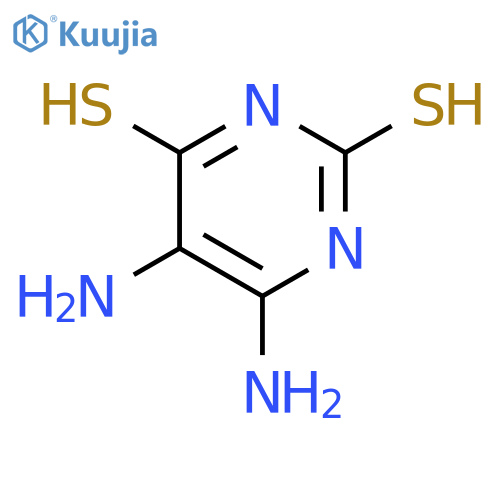 4,5-Diamino-2,6-dimercaptopyrimidine structure