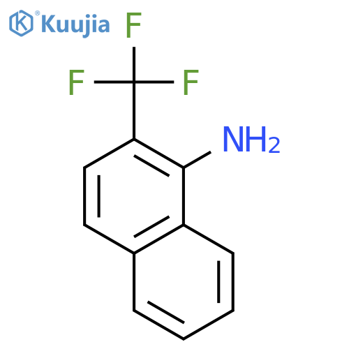 1-Naphthalenamine, 2-(trifluoromethyl)- structure