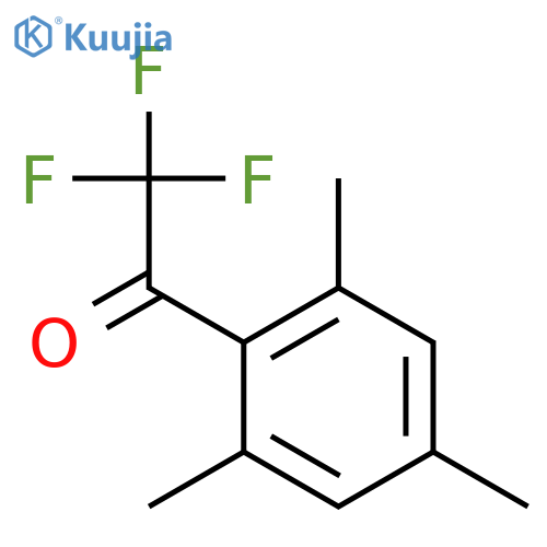 2,2,2-trifluoro-1-(2,4,6-trimethylphenyl)ethan-1-one structure