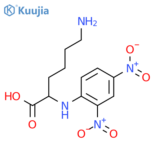 Lysine,N2-(2,4-dinitrophenyl)- structure