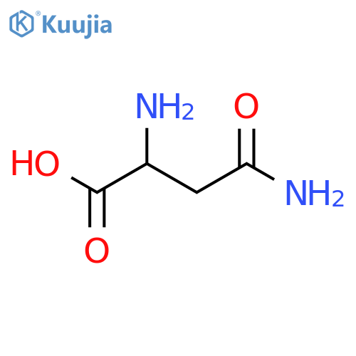 DL-2-Aminosuccinamic acid structure